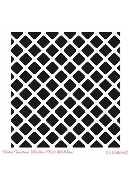 Home Herıtage Modern Mıdı 25X25CM Hhmms-38 Stencil