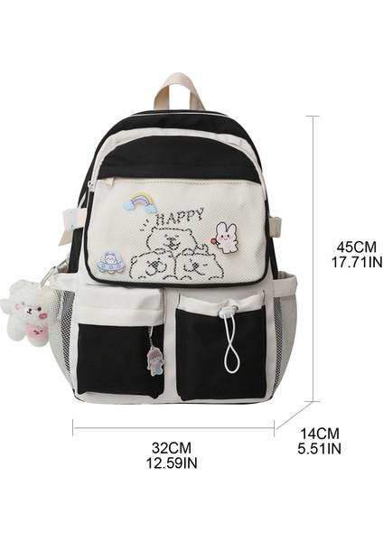 Çok Bölmeli Büyük Kapasiteli Sırt Çantası - Siyah (Yurt Dışından) indirimleri