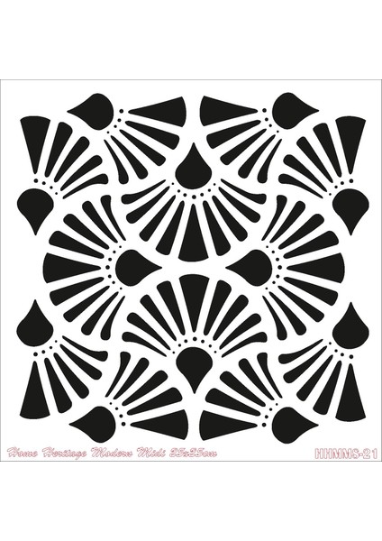 Home Herıtage Modern Mıdı 25X25CM Hhmms-21 Stencil