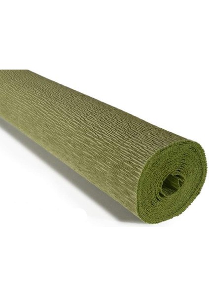 Italyan Krapon Kağıdı NO:562 Sage Green W/yellow 180G 50X250 cm