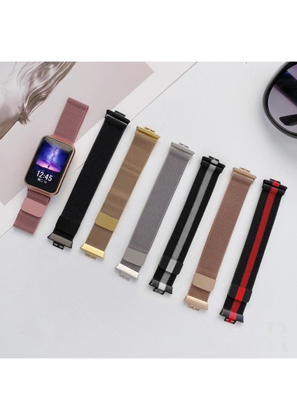 Huawei Watch Fit 2 Uyumlu Metal Mıknatıslı Kordon fiyatları