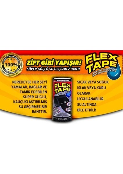 Suya Dayanıklı Bant Flex Tape