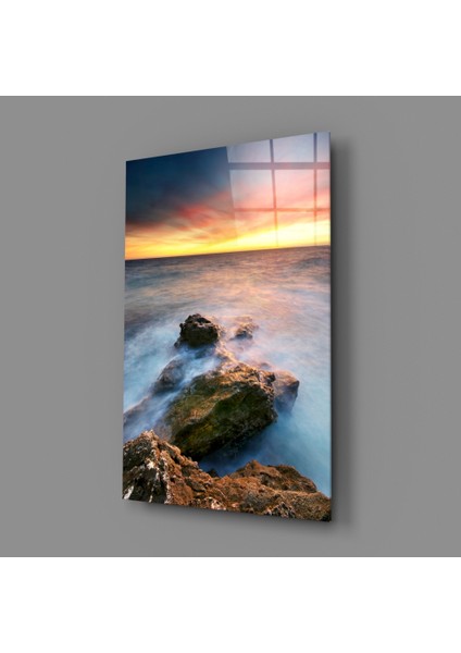 Gün Batımı Cam Tablo - 72X46 cm fiyatları