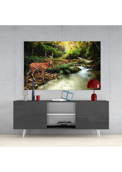Orman Cam Tablo - 72X46 cm