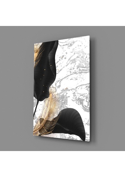 Yapraklar Cam Tablo - 72X46 cm fiyatları