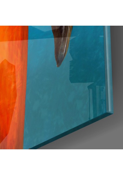Flamingolar Cam Tablo - 72X46 cm