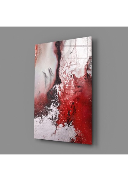 Soyutluğun Renkleri Cam Tablo - 72X46 cm