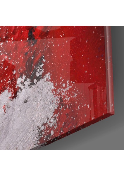 Soyutluğun Renkleri Cam Tablo - 72X46 cm