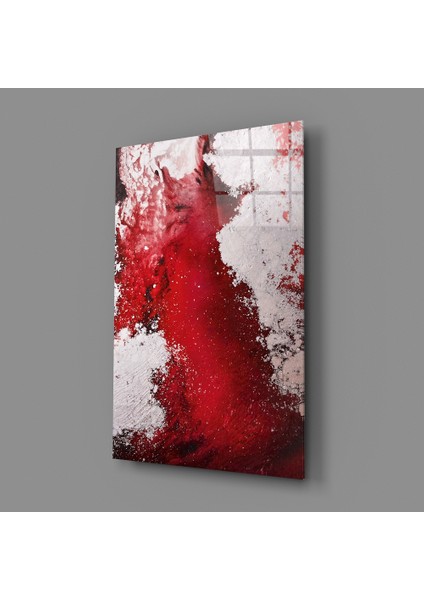 Soyutluğun Renkleri Cam Tablo - 72X46 cm