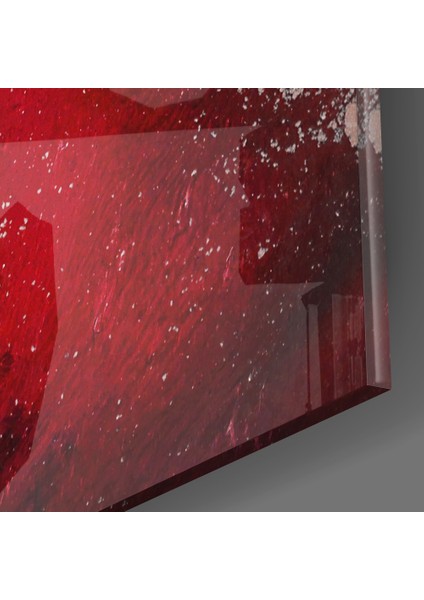 Soyutluğun Renkleri Cam Tablo - 72X46 cm