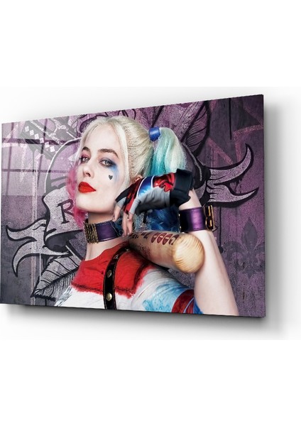 Harley Quinn Cam Tablo - 72X46 cm