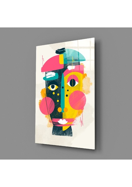 Illüstrasyon Cam Tablo - 72X46 cm