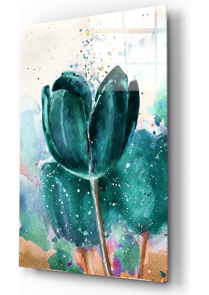 Lale Cam Tablo - 72X46 cm