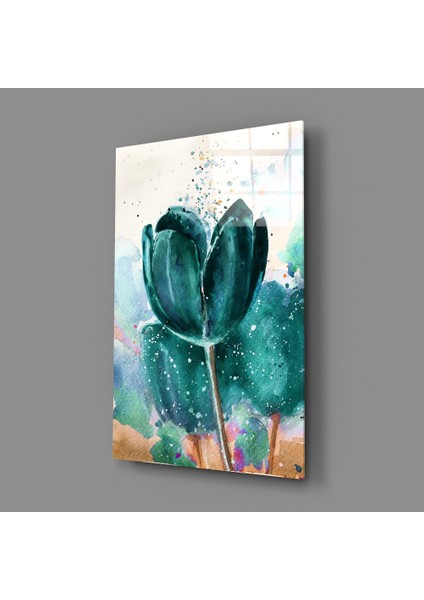 Lale Cam Tablo - 72X46 cm