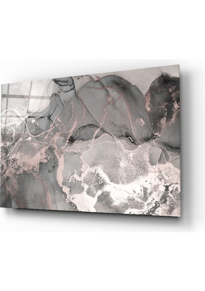 Tatlı Pembe Cam Tablo - 72X46 cm