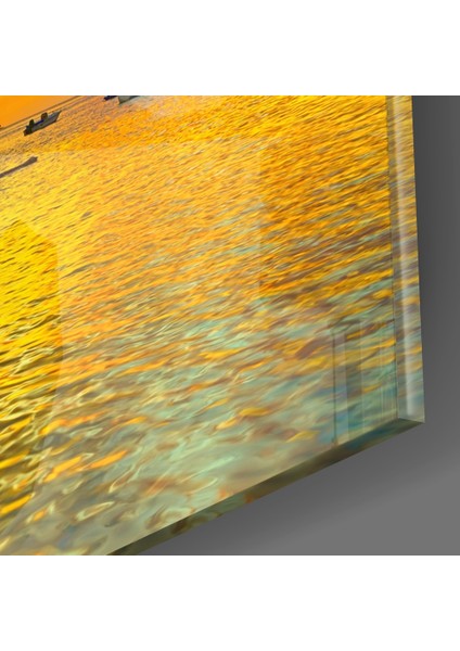 Gün Batımı Balıkçılığı - 72X46 cm modelleri