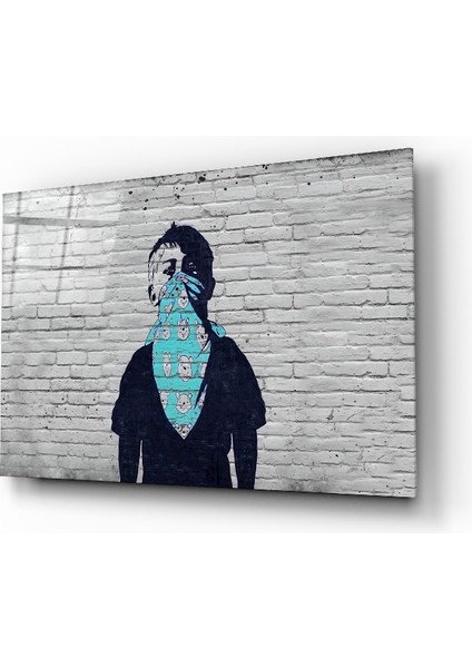 Sevimli Aktivist Cam Tablo - 72X46 cm