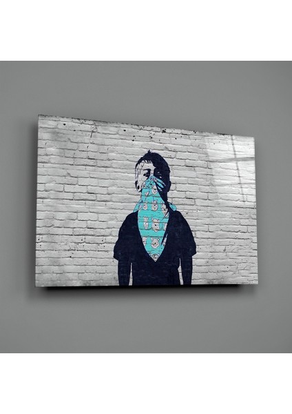 Sevimli Aktivist Cam Tablo - 72X46 cm