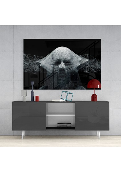 Benlik Cam Tablo - 72X46 cm fırsatları