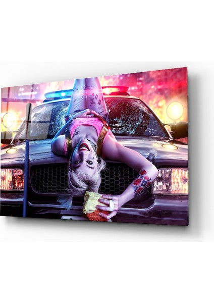 Harley Quinn Cam Tablo - 72X46 cm
