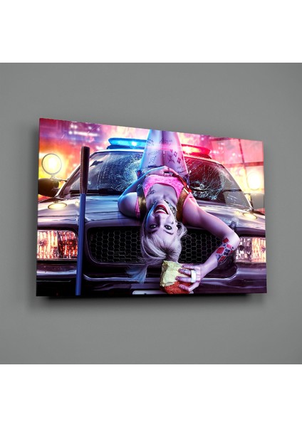 Harley Quinn Cam Tablo - 72X46 cm