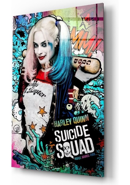 Harley Quinn Cam Tablo - 72X46 cm