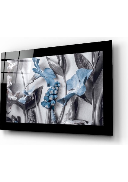 Çiçek Aranjmanı Cam Tablo - 72X46 cm