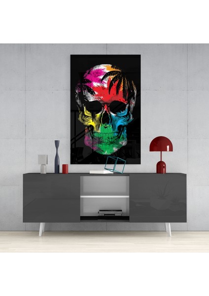 Kurukafa Cam Tablo - 72X46 cm