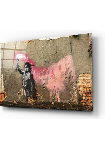 Masum Protesto Cam Tablo - 72X46 cm