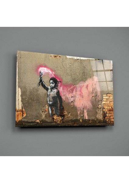 Masum Protesto Cam Tablo - 72X46 cm