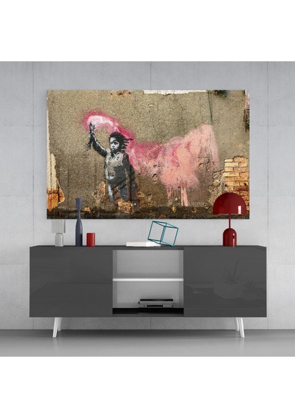 Masum Protesto Cam Tablo - 72X46 cm