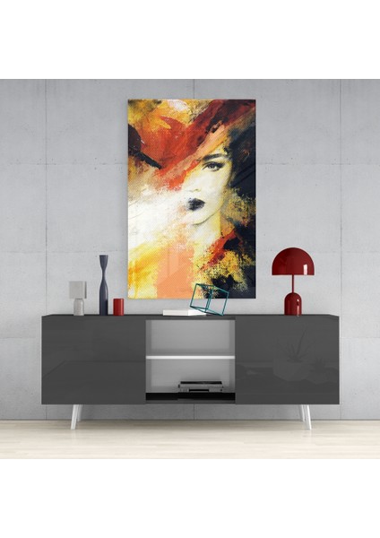 Kadın Cam Tablo - 72X46 cm fırsatları