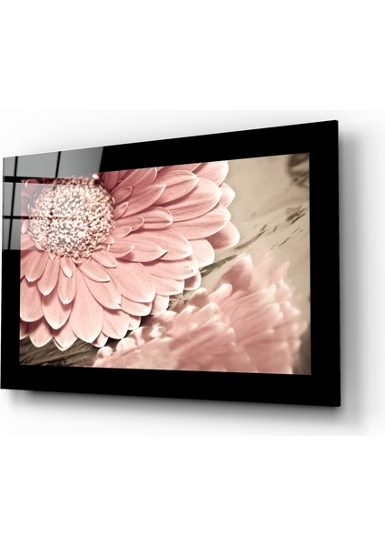 Çiçek Cam Tablo - 72X46 cm