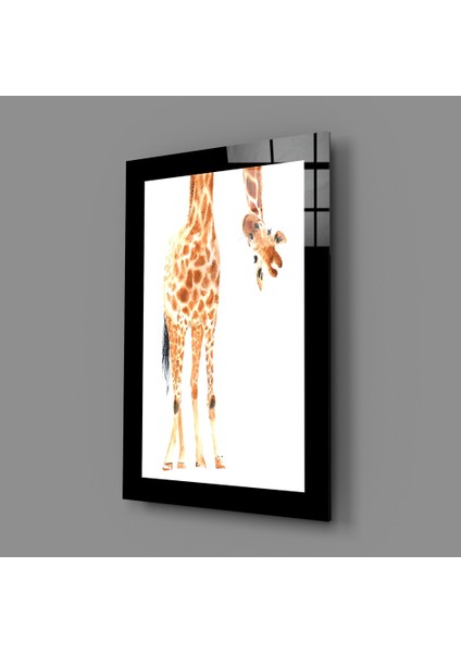 Zürafa Cam Tablo - 72X46 cm