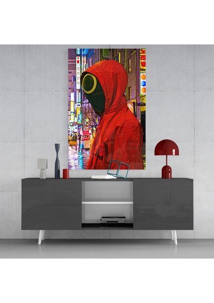 Squid Game Cam Tablo - 72X46 cm