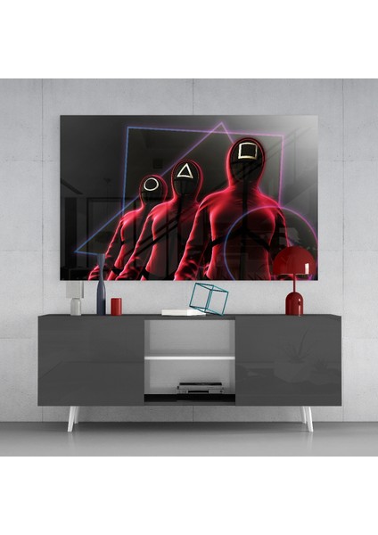 Squid Game Cam Tablo - 72X46 cm