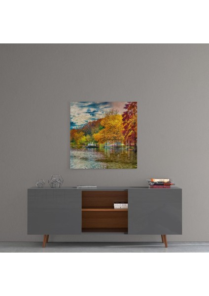 Göl Cam Tablo - 60X60 cm fırsatları