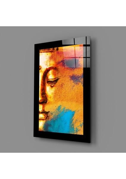 Buda Heykeli Cam Tablo - 72X46 cm