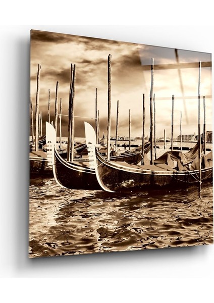 Venedik Cam Tablo - 60X60 cm