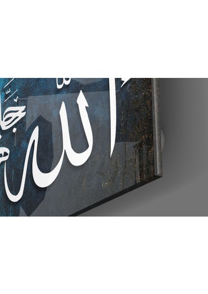 Hat Sanatı Allah cc Cam Tablo - 40X40 cm fiyatları