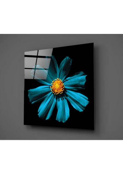 Yeşil Çiçek Cam Tablo - 60X60 cm fiyatları