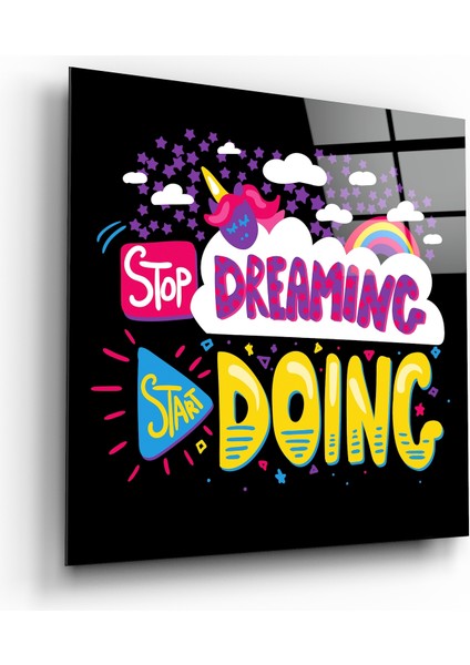 “start Doing” Cam Tablo - 40X40 cm