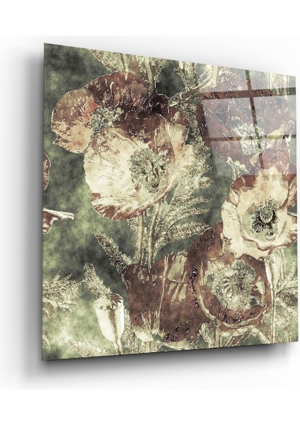 Soyut Cam Tablo - 40X40 cm