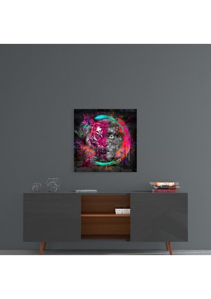 Makine Kaplan Cam Tablo - 40X40 cm fırsatları