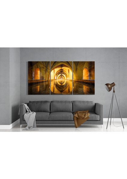 Sütunlar Mega Cam Tablo - 3 Adet 72X46 cm modelleri