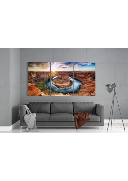 Büyük Kanyon Mega Cam Tablo - 3 Adet 72X46 cm modelleri