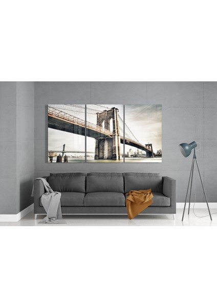New York Mega Cam Tablo - 3 Adet 110X70 cm modelleri