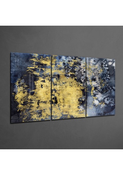 Altın Lekesi Mega Cam Tablo - 3 Adet 72X46 cm fiyatları