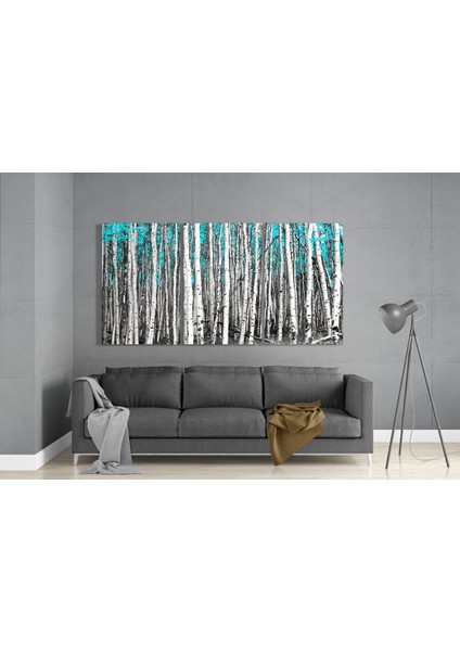 Yeşil Orman Cam Tablo - 3 Adet 72X46 cm modelleri