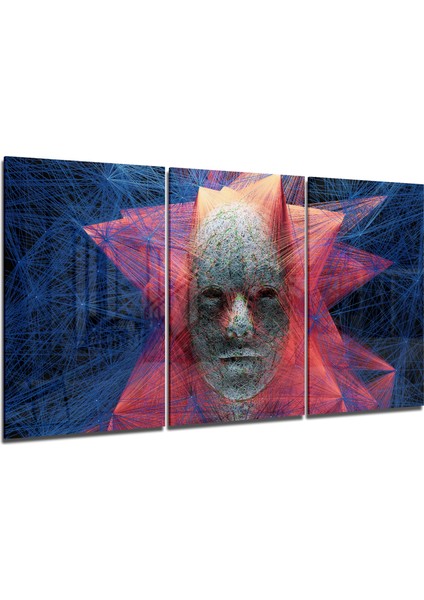 Sicim Cam Tablo - 3 Adet 72X46 cm